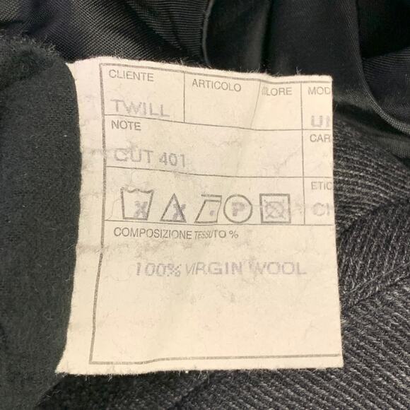 BURBERRY LONDON Size M Grey Charcoal Acetate Blend Twill Zip Buttons Coat - Picture 5 of 7